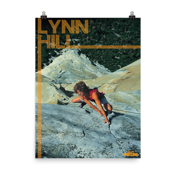 Autographed Photo - Lynn Hill Climbing
